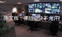 陳文輝：保險(xiǎn)業(yè)決不允許再出現(xiàn)所謂“特殊公司”