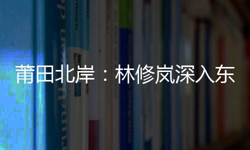 莆田北岸：林修嵐深入東埔鎮吉寨中心村調研