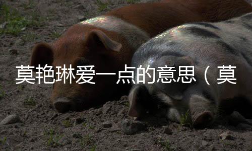 莫艷琳愛一點的意思（莫艷琳愛一點）