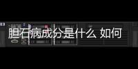 膽石病成分是什么 如何治療及了解膽石病