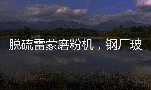 脫硫雷蒙磨粉機，鋼廠玻璃廠涂料廠避免關停的設備,行業資訊