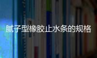 膩子型橡膠止水條的規格參數