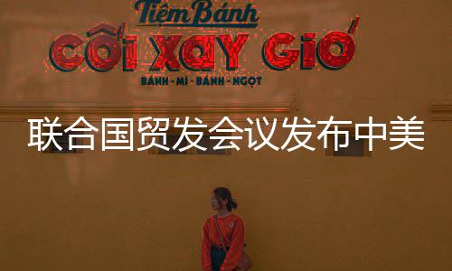 聯合國貿發會議發布中美貿易受關稅影響研究數據