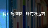 肖廣瑞辭職，珠海萬達商管CEO換人