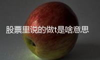 股票里說的做t是啥意思？