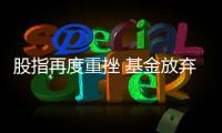股指再度重挫 基金放棄抵抗順市而為