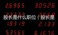 股長(zhǎng)是什么職位（股長(zhǎng)是什么）