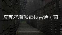 菊殘猶有傲霜枝古詩（菊殘猶有傲霜枝）