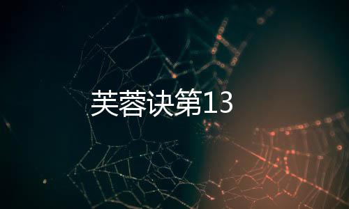 芙蓉訣第13