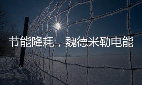 節(jié)能降耗，魏德米勒電能表助力打造綠色冷鏈