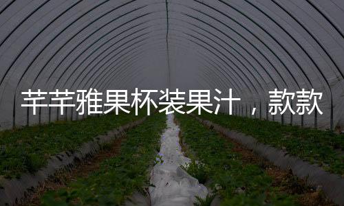 芊芊雅果杯裝果汁，款款精品，款款美味！速來咨詢吧！