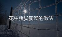 花生豬腳筋湯的做法