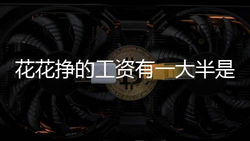 花花掙的工資有一大半是委屈費