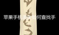 蘋果手機丟失如何查找手機位置（蘋果手機丟了定位找回簡單幾步）