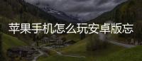 蘋果手機怎么玩安卓版忘仙