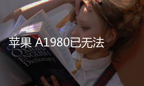 蘋果 A1980已無法降級iOS 16.5.1
