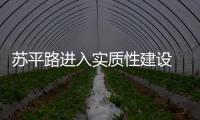 蘇平路進入實質性建設 預計12月通車
