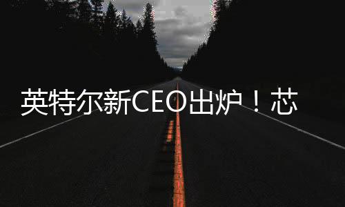英特爾新CEO出爐！芯片行業資深人士陳立武將掌舵