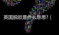 英國脫歐是什么意思?（英國脫歐是什么意思）
