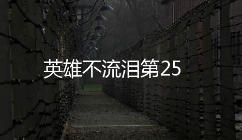 英雄不流淚第25