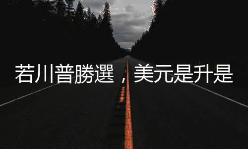 若川普勝選，美元是升是貶？｜天下雜誌