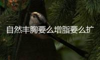 自然豐胸要么增脂要么擴大乳腺組織