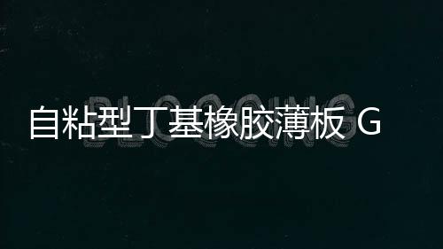 自粘型丁基橡膠薄板 GB復合止水板1米單價