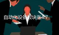自動化設備板塊漲4.79% 巨能股份漲30%居首