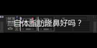 自體脂肪隆鼻好嗎？