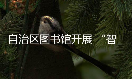 自治區(qū)圖書館開展 “智頌”老年閱讀推廣活動