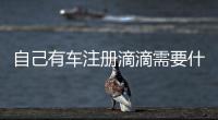 自己有車(chē)注冊(cè)滴滴需要什么條件（注冊(cè)滴滴需要什么條件）