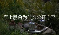 至上勵合為什么分開（至上勵合為什么解散）