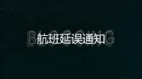 航班延誤通知