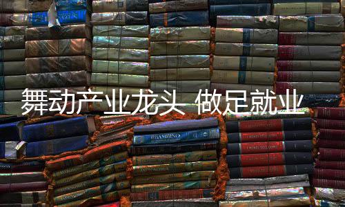 舞動產業龍頭 做足就業“文章”