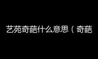 藝苑奇葩什么意思（奇葩什么意思）
