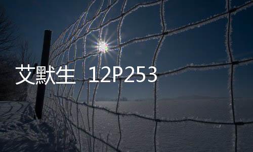 艾默生  12P2531X082 企業資訊