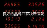 良好的品牌口碑決定醫院成敗