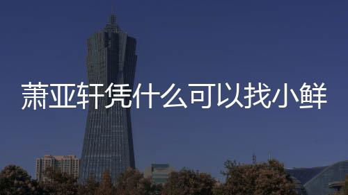 蕭亞軒憑什么可以找小鮮肉當男朋友