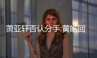 蕭亞軒否認分手:黃皓回加拿大處理事情不得不離開