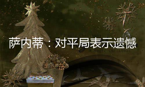 薩內蒂：對平局表示遺憾