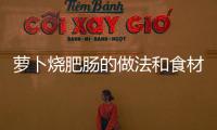 蘿卜燒肥腸的做法和食材用料及健康功效