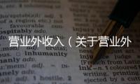 營業外收入（關于營業外收入的基本情況說明介紹）