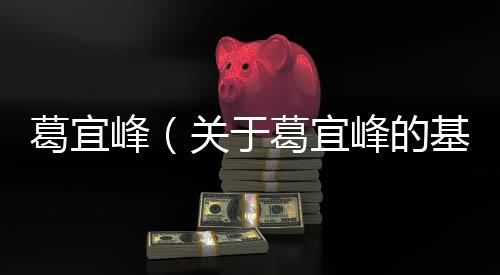 葛宜峰（關(guān)于葛宜峰的基本情況說明介紹）