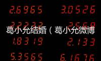 葛小允結(jié)婚（葛小允微博）