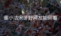 董小潔宋冬野網友如何看?
