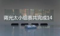 蔣光太小組賽共完成14次解圍和7次鏟搶，地面對抗成功率100%