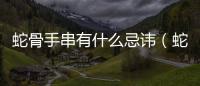 蛇骨手串有什么忌諱（蛇骨手串）