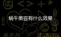 蝸牛美容有什么效果