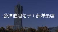 薛洋催淚句子（薛洋最虐的話）