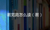蘅蕪苑怎么讀（蘅）
